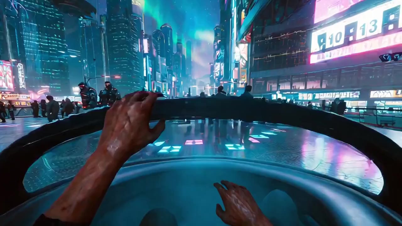 Cenário e contexto futurista