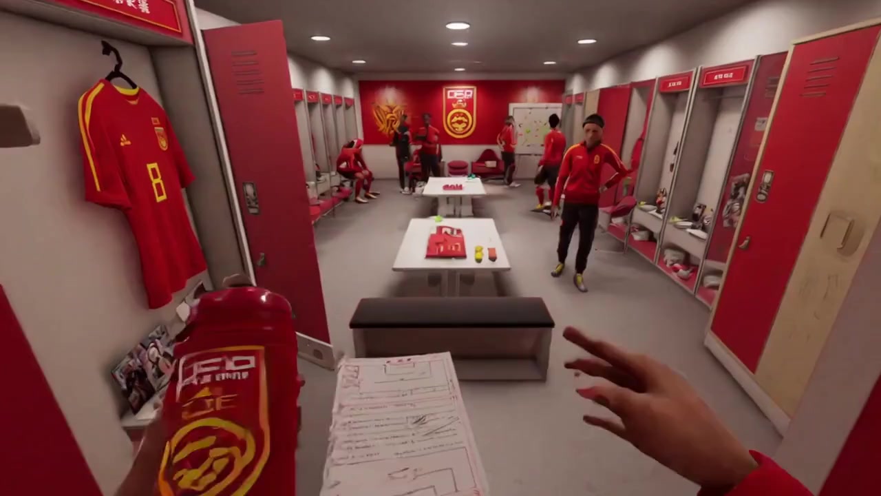 Sepak Tekraw girls team locker room China U19