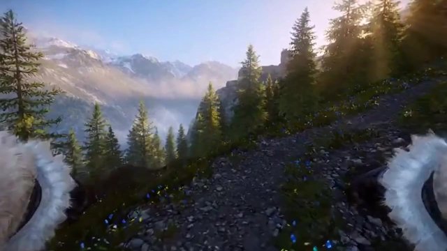 Hiking on a high mountain