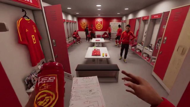 Sepak Tekraw girls team locker room China U19