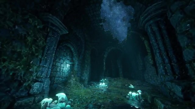 Cartography from first person pov in a high fantasy world with ruins, fantasy races and guilds